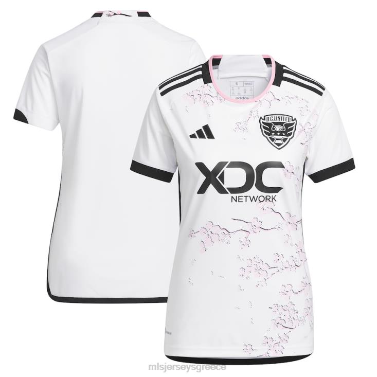 MLS Jerseys γυναίκες d.c. united adidas white 2023 the cherry blossom kit replica jersey 060DH93