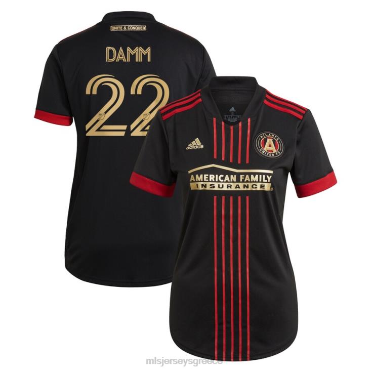 MLS Jerseys γυναίκες atlanta united fc jurgen damm adidas black 2021 the blvck kit replica jersey 060DH1497