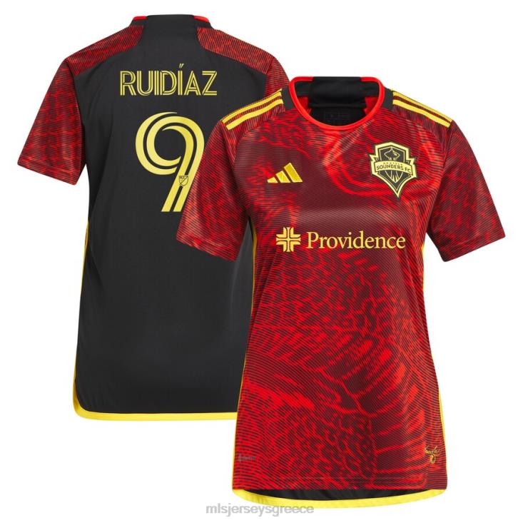 MLS Jerseys γυναίκες Seattle sounders fc raul ruidiaz adidas red 2023 the bruce lee kit replica jersey 060DH250