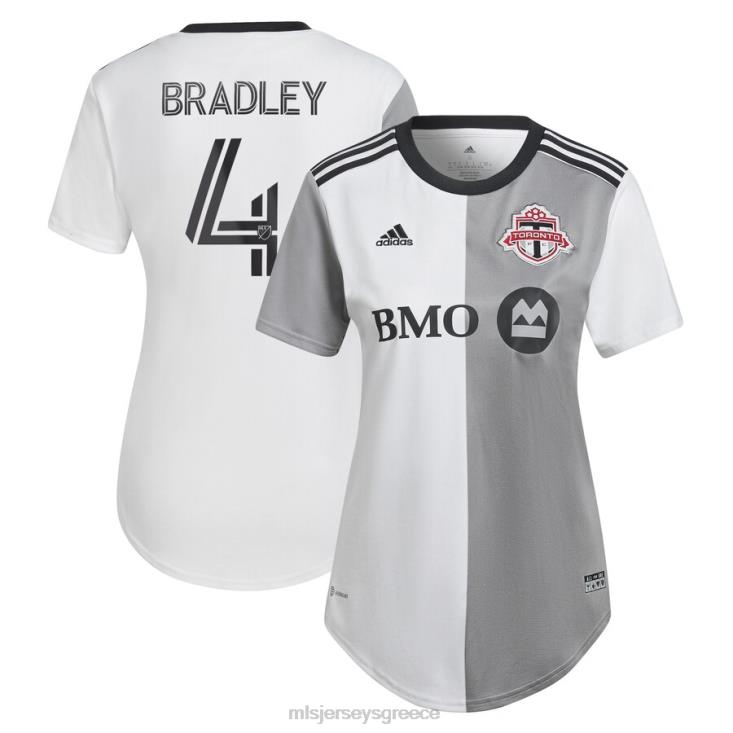 MLS Jerseys γυναίκες Τορόντο fc Μάικλ Μπράντλεϊ adidas λευκό 2022 κοινοτικό κιτ αντίγραφο φανέλα παίκτη 060DH1445