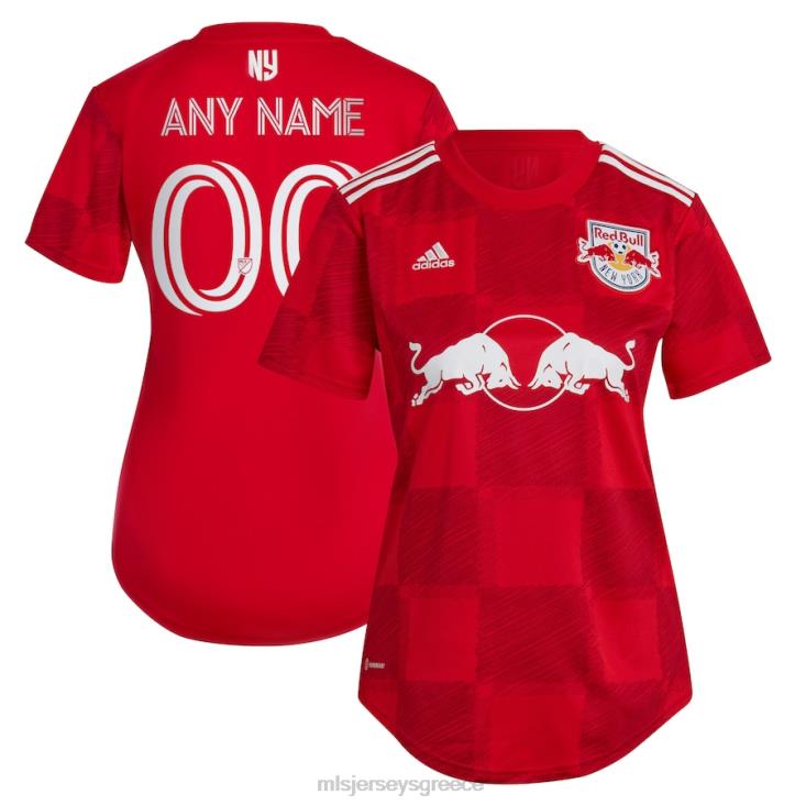 MLS Jerseys γυναίκες New york red bulls adidas red 2022 1ritmo replica custom jersey 060DH837