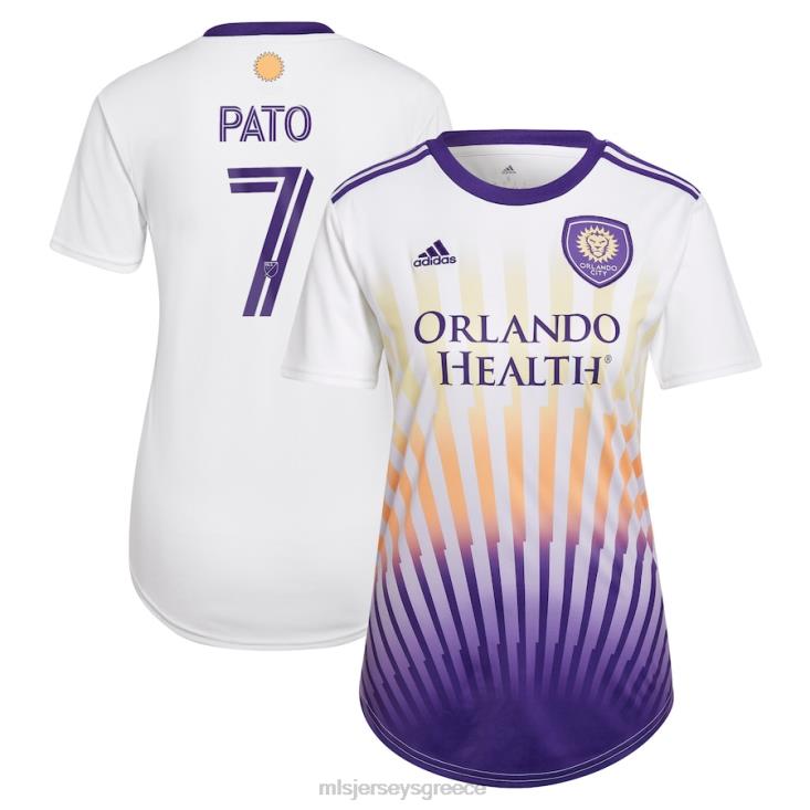 MLS Jerseys γυναίκες Orlando City sc alexandre pato adidas white 2022 the sunshine kit replica player jersey 060DH1328
