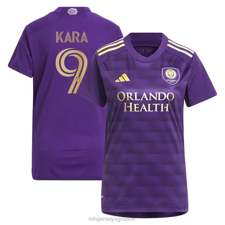 MLS Jerseys γυναίκες Orlando city sc ercan kara adidas purple 2023 the wall kit replica player jersey 060DH1129