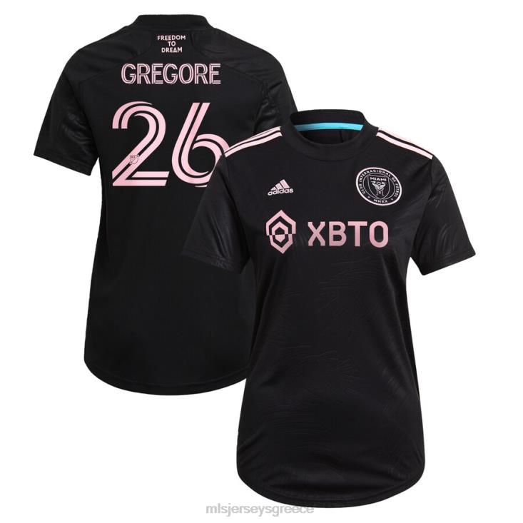 MLS Jerseys γυναίκες inter Miami cf gregore adidas black 2021 la palma replica player jersey 060DH1506