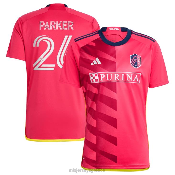 MLS Jerseys άνδρες αγ. Louis City sc tim parker adidas red 2023 the spirit kit replica jersey 060DH562