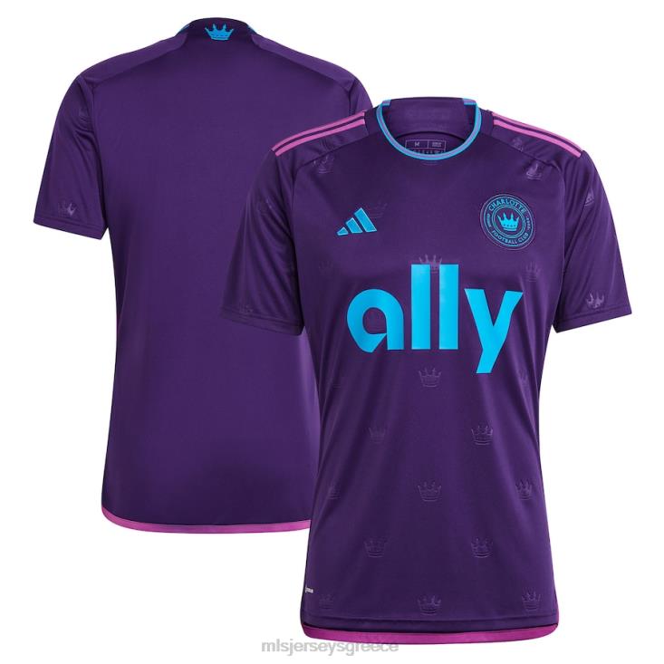 MLS Jerseys άνδρες charlotte fc adidas purple 2023 κιτ κοσμημάτων στεφάνης αντίγραφο φανέλα 060DH14