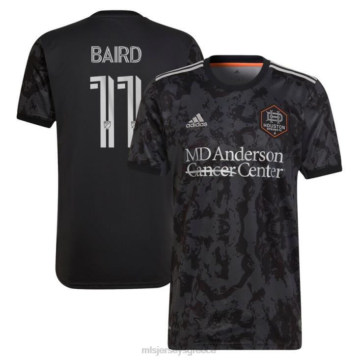 MLS Jerseys άνδρες houston dynamo fc corey baird adidas black 2023 the bayou city replica player jersey 060DH1165