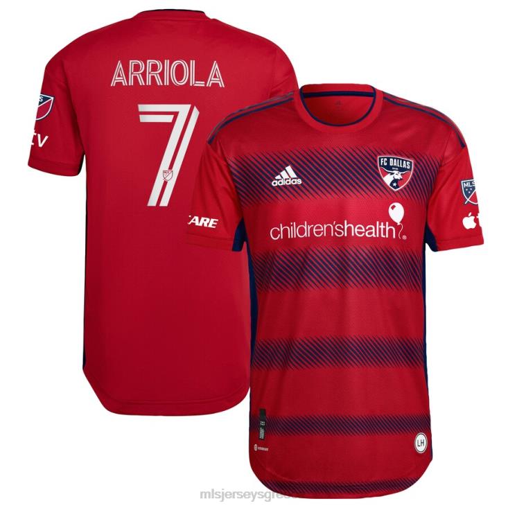 MLS Jerseys άνδρες fc dallas Paul arriola adidas red 2023 crescendo kit αυθεντική φανέλα παίκτη 060DH377