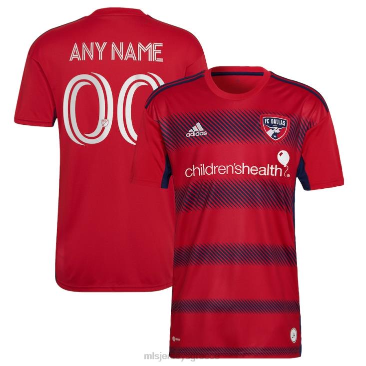 MLS Jerseys άνδρες fc dallas adidas red 2022 kit crescendo replica custom jersey 060DH786