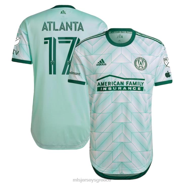 MLS Jerseys άνδρες atlanta united fc adidas mint 2023 the forest kit αυθεντική φανέλα παίκτη 060DH875