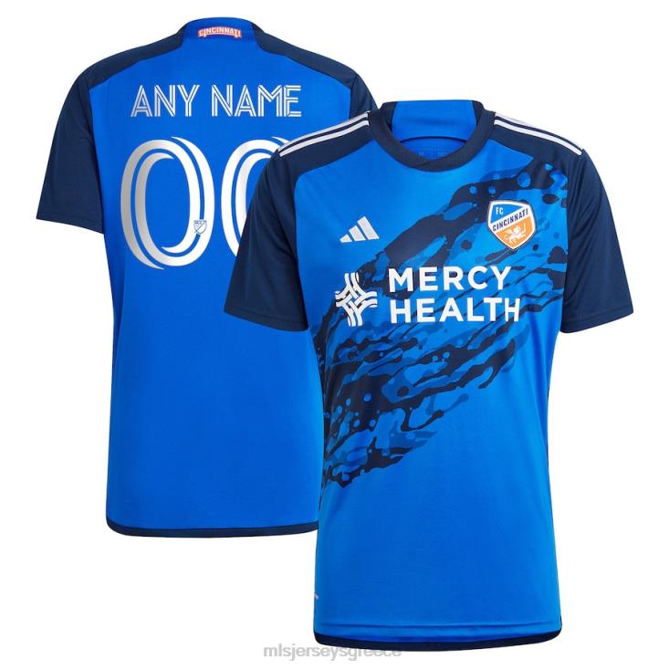 MLS Jerseys άνδρες fc cincinnati adidas blue 2023 river kit replica custom jersey 060DH182