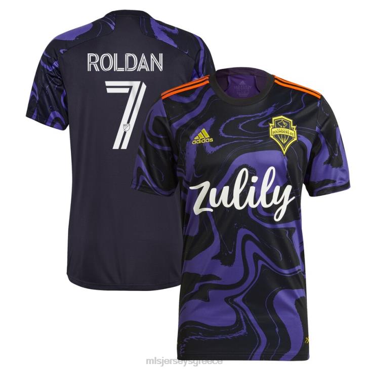 MLS Jerseys άνδρες seattle sounders fc cristian roldan adidas purple 2021 η φανέλα παίκτης ρεπλίκα κιτ jimi hendrix 060DH596