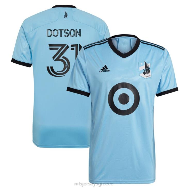 MLS Jerseys άνδρες Minnesota United fc hassani dotson adidas γαλάζιο 2021 the river kit replica jersey 060DH972