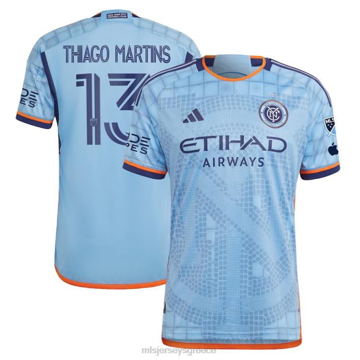 MLS Jerseys άνδρες Νέα Υόρκη fc thiago martins adidas γαλάζιο 2023 το κιτ interboro αυθεντική φανέλα παίκτη 060DH785