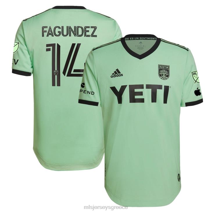 MLS Jerseys άνδρες austin fc diego fagundez adidas mint 2023 το σετ sentimiento αυθεντική φανέλα παίκτη 060DH749