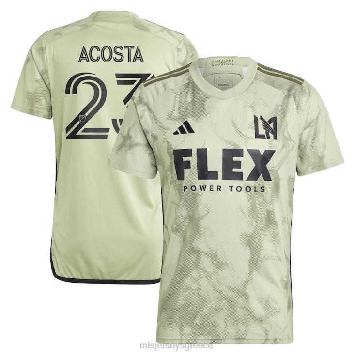 MLS Jerseys άνδρες lafc Kellyn acosta adidas green 2023, ρεπλίκα φανέλα παικτών με προπέτασμα καπνού 060DH869