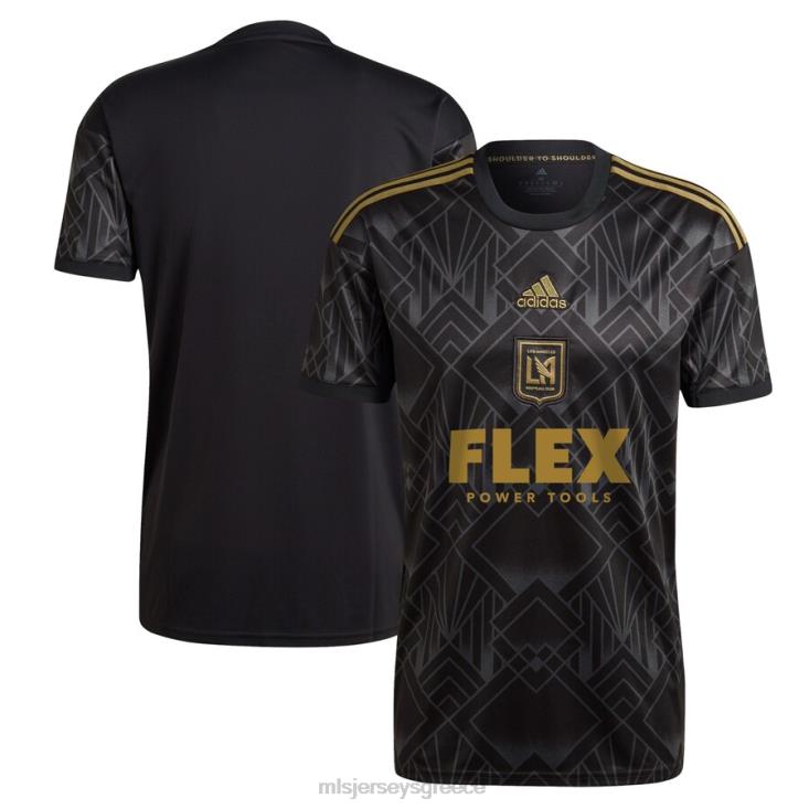 MLS Jerseys άνδρες lafc adidas μαύρο 2022 κιτ επετείου 5 ετών, αντίγραφο κενό μπλουζάκι 060DH91