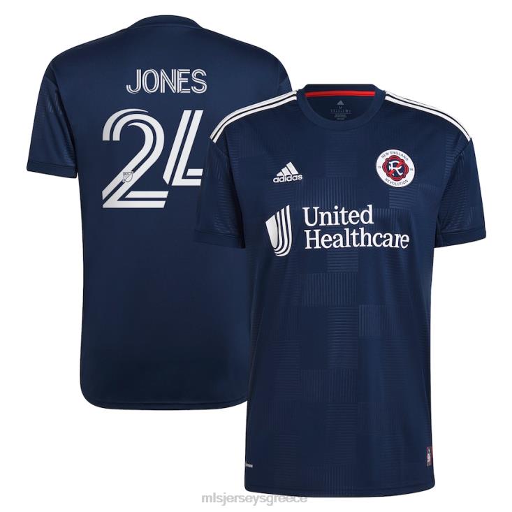 MLS Jerseys άνδρες επανάσταση της Νέας Αγγλίας dejuan jones adidas navy 2023 το κιτ ελευθερίας αντίγραφο φανέλα παίκτη 060DH802