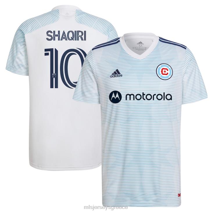 MLS Jerseys άνδρες chicago fire xherdan shaqiri adidas λευκό 2022 κιτ lakefront φανέλα παίκτη 060DH963