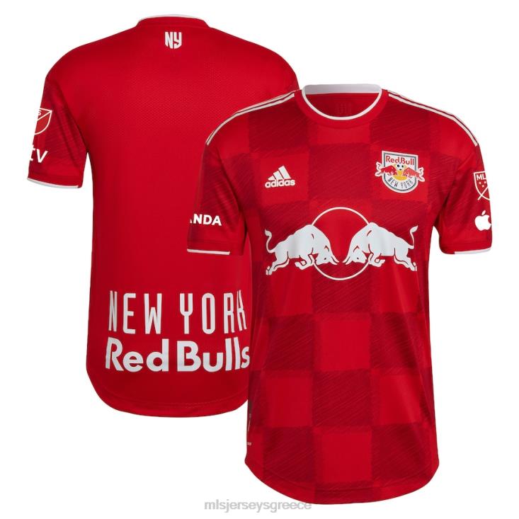 MLS Jerseys άνδρες New york red bulls adidas red 2023 1ritmo αυθεντική φανέλα 060DH281