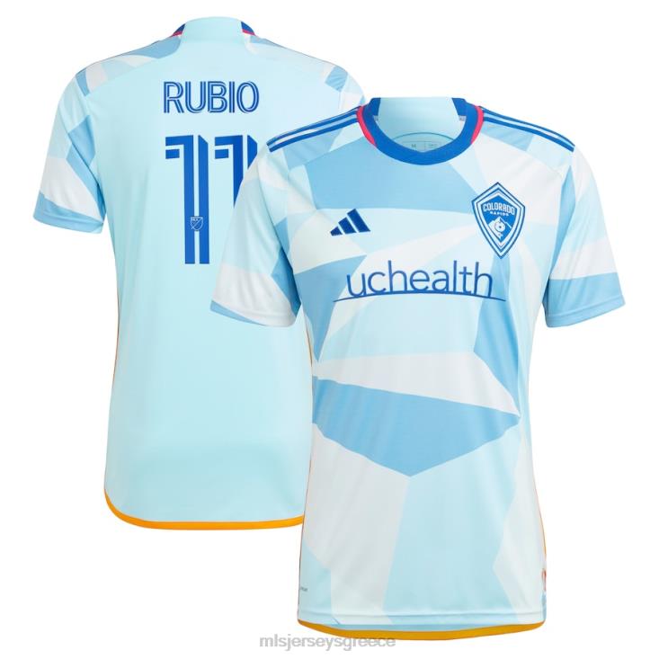 MLS Jerseys άνδρες Κολοράντο Ράπιντς Ντιέγκο Ρούμπιο adidas γαλάζιο 2023 new day kit replica jersey 060DH721