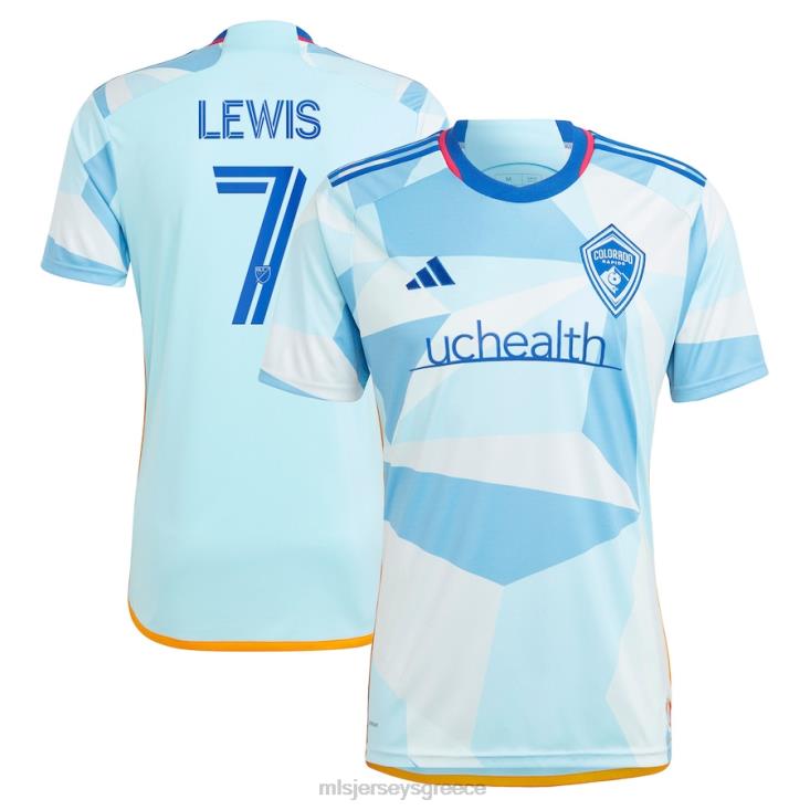 MLS Jerseys άνδρες Κολοράντο Ράπιντς Τζόναθαν Λούις adidas γαλάζιο 2023 new day kit replica jersey 060DH935