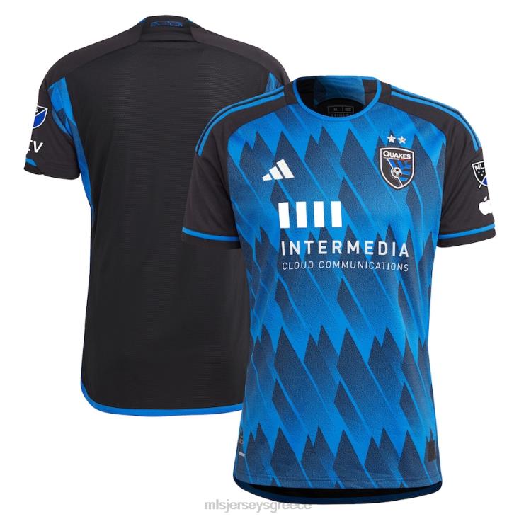MLS Jerseys άνδρες san jose earthquakes adidas blue 2023 active fault jersey αυθεντική φανέλα 060DH41