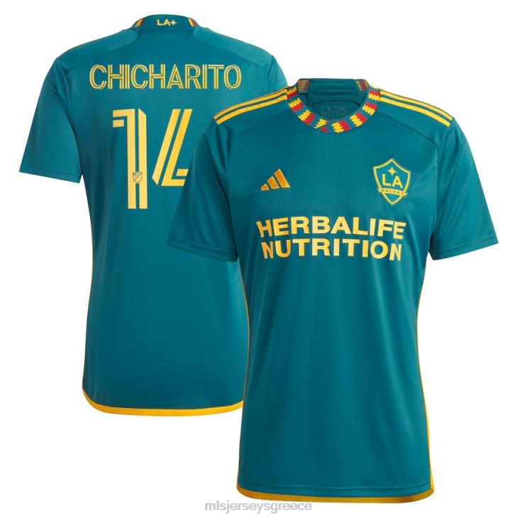 MLS Jerseys άνδρες la galaxy chicharito adidas green 2023 la kit ρεπλίκα φανέλα παίκτη 060DH660