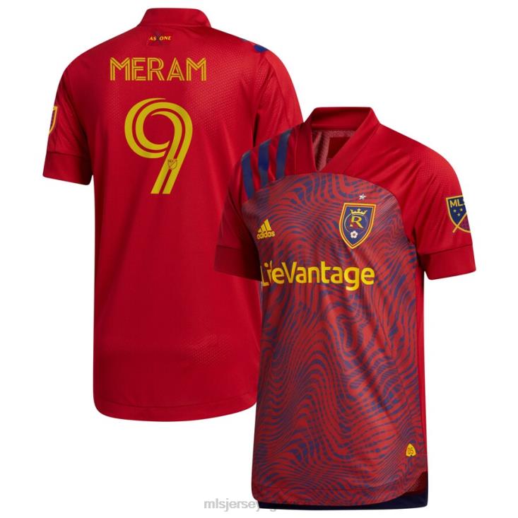 MLS Jerseys άνδρες πραγματική αυθεντική φανέλα της πραγματικής αλυκής Justin Meram adidas red 2020 060DH1099