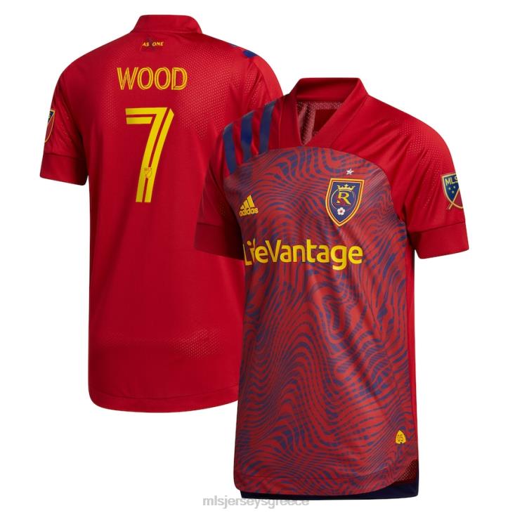 MLS Jerseys άνδρες πραγματική Salt Lake Bobby wood adidas red 2021 πρωταρχική αυθεντική φανέλα παίκτη 060DH1260