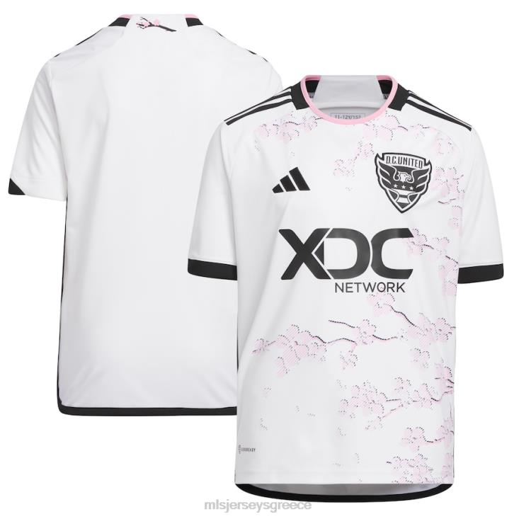 MLS Jerseys παιδιά d.c. united adidas white 2023 the cherry blossom kit replica jersey 060DH62