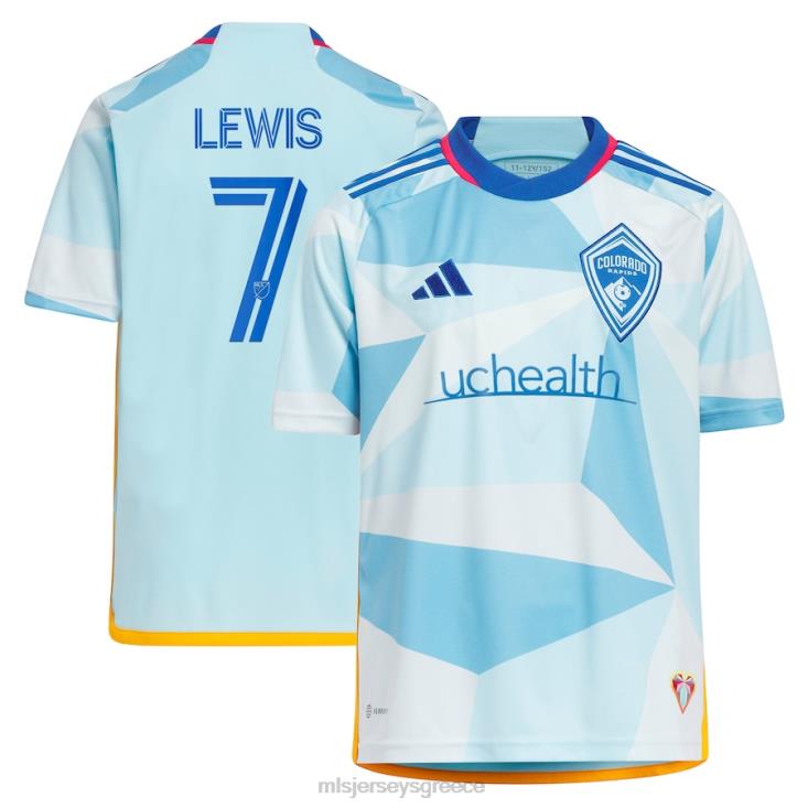 MLS Jerseys παιδιά Κολοράντο Ράπιντς Τζόναθαν Λούις adidas γαλάζιο 2023 new day kit replica jersey 060DH1163