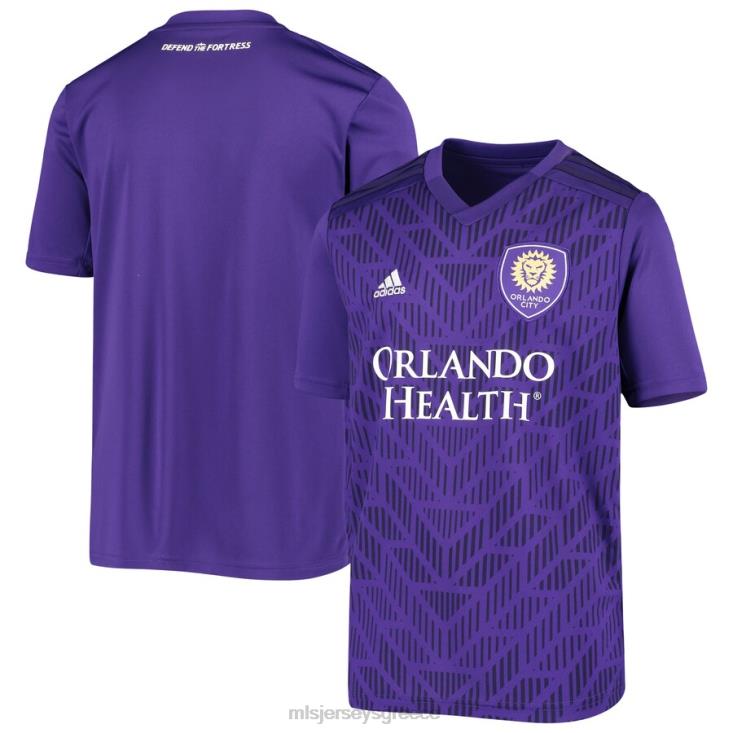 MLS Jerseys παιδιά Orlando city sc adidas purple 2020 home replica jersey 060DH289
